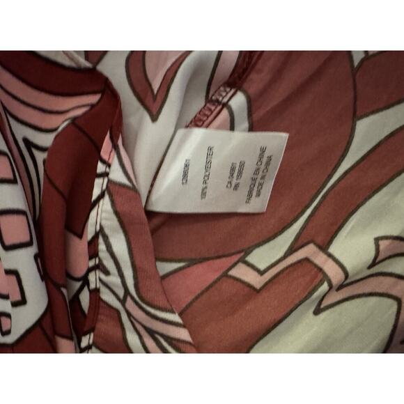 Maison d'Amelie Sleeveless Paris Top Red Multi Color Size XS - Picture 6 of 6